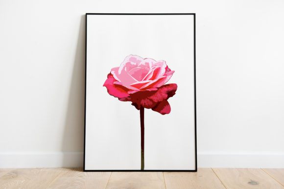 Hibiscus Flower Poster Watercolor: Premium Illustrations